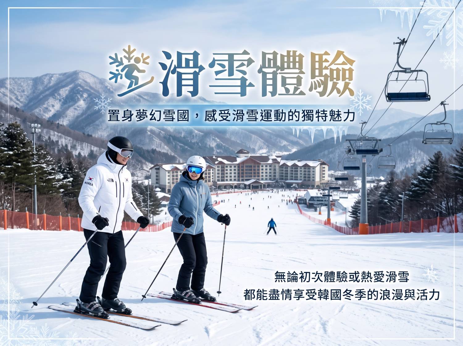 (團號 : SPY-03)  ❄ 韓國鳳凰城 雪兜＋冰雪世界+美食三天團 ❄