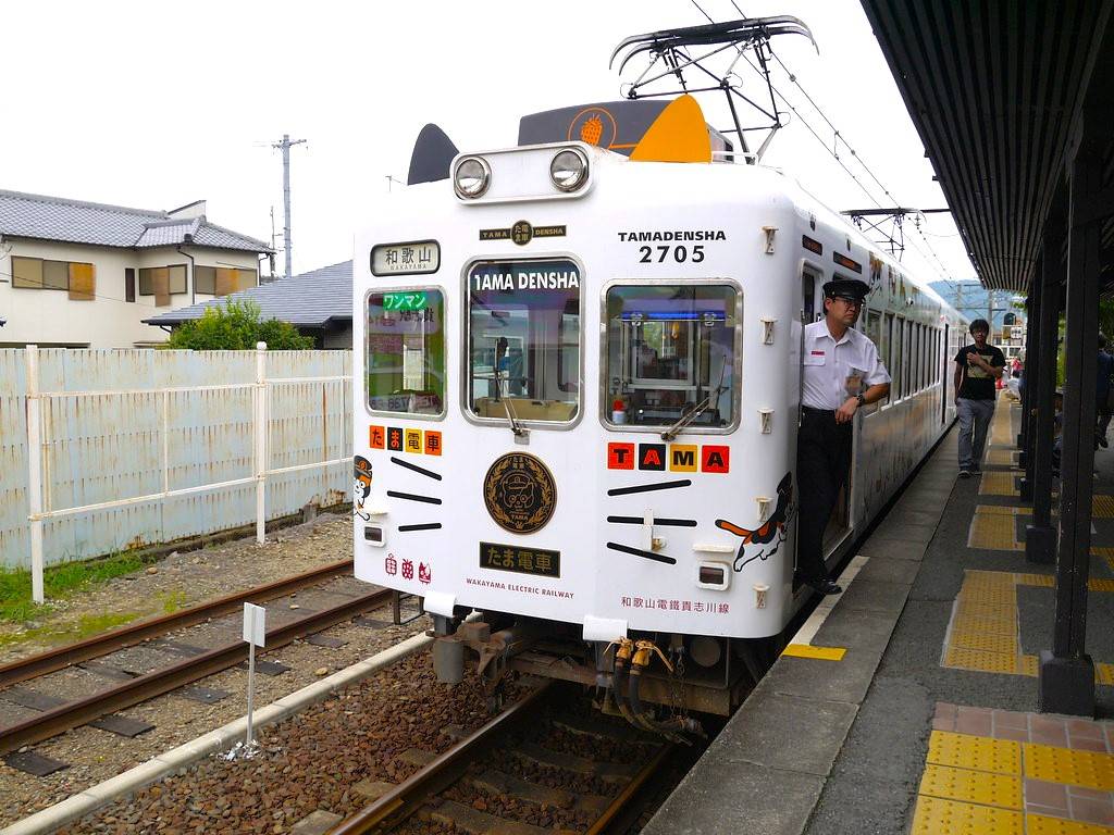 大阪出發◆和歌山之旅◆時令果園體驗一天遊【貓站長和歌山鐵道體驗 ▎黒潮市場/歐羅巴港/紀之國水果村 ▎三大平原山城之一 和歌山城】(KOW-01N)